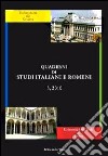 Quaderni di studi italiani e romeni (2010). Ediz. multilingue. Vol. 5 libro