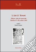 Li fatti de' romani dei manoscritti Hamilton 67 e Riccardiano 2418. Ediz. critica libro