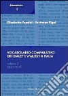 Vocabolario comparativo dei dialetti Walser in Italia. Vol. 2: X-D/T-TS-T libro di Fazzini Elisabetta Cigni Costanza