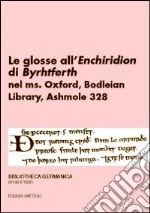 Le glosse all'«Enchiridion» di Byrhtfero nel Ms, Oxford, Bodleian Library, Ashmole 328 libro