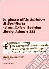Le glosse all'«Enchiridion» di Byrhtfero nel Ms, Oxford, Bodleian Library, Ashmole 328 libro