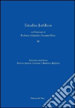 Estudios juridicos en homenaje al profesor Alejandro Guzman Brito. Ediz. multilingue. Vol. 3