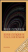 Revue critique de philologie romane (2014). Vol. 15 libro