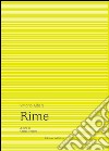 Vittorio Alfieri. Rime libro