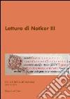 Lettura di Notker III. Ediz. multilingue libro di Falluomini C. (cur.)