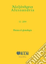 Alessandria. Rivista di glottologia (2018). Vol. 12 libro