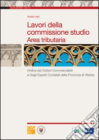 Lavori della commissione studio area tributaria libro