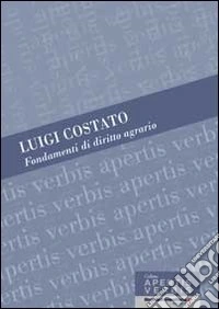 Fondamenti di diritto agrario libro
