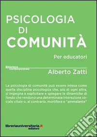 Psicologia di comunità per educatori libro