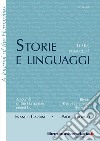 Storie e linguaggi. Rivista di studi umanistici. Ediz. italiana e inglese (2017). Vol. 3/1 libro