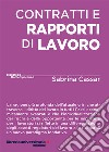 Contratti e rapporti di lavoro libro