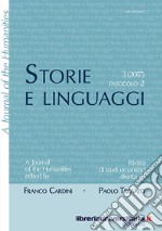 Storie e linguaggi. Rivista di studi umanistici. Ediz. italiana e inglese (2017). Vol. 3/2 libro