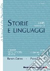 Storie e linguaggi. Rivista di studi umanistici. Ediz. italiana e inglese (2017). Vol. 3/2 libro