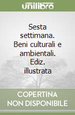 Sesta settimana. Beni culturali e ambientali. Ediz. illustrata libro