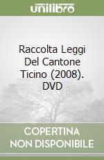 Raccolta Leggi Del Cantone Ticino (2008). DVD libro