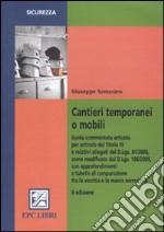 Cantieri temporanei o mobili libro