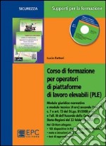 Corso di formazione per operatori di piattaforme di lavoro elevabili (PLE) libro