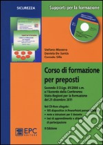 Corso di formazione per preposti. Con CD-ROM libro