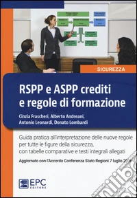 RSPP e ASPP crediti e regole di formazione libro