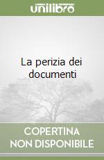 La perizia dei documenti libro