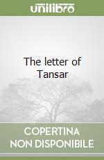 The letter of Tansar libro