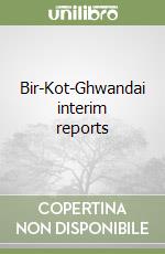 Bir-Kot-Ghwandai interim reports (1)