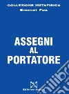 Assegni al portatore libro