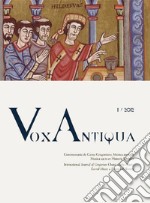 Vox antiqua. Commentaria de cantu gregoriano, musica antiqua, musica sacra et historia liturgica. Vol. 1 libro