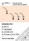 Disabilità: la storia, il linguaggio, la condizione, la convenzione ONU libro