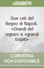 Due ceti del Regno di Napoli. «Grandi del regno» e «grandi togati» libro