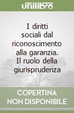 I diritti sociali dal riconoscimento alla garanzia. Il ruolo della giurisprudenza libro