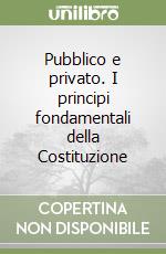 Pubblico e privato. I principi fondamentali della Costituzione libro