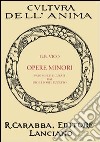 Opere minori libro