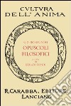 Opuscoli filosofici libro