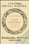 Studi filosofici libro