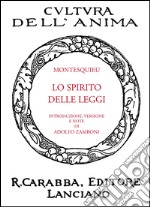 Lo spirito delle leggi libro