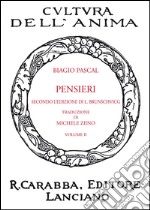 Pensieri. Vol. 2 libro