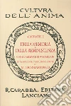 Della memoria e della reminiscenza. Ediz. in facsimile libro di Aristotele