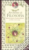 Aforismi di filosofia libro