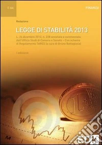 Legge di stabilità 2013. Con e-book