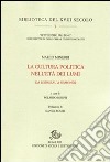 La cultura politica nell'età dei Lumi. Da Rousseau a Sismondi libro