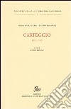 Carteggio. 1930-1937 libro