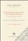 Letteratura e filologia tra Svizzera e Italia. Studi in onore di Guglielmo Gorni. Vol. 1: Dante: la Commedia e altro libro