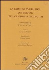 La comunità ebraica di Firenze nel censimento del 1841 libro