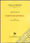 Scritti di metrica libro