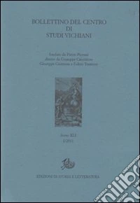 Bollettino del Centro di studi vichiani (2011). Vol. 41 libro