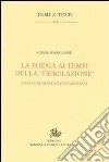 La poesia ai tempi della «tribulazione». Giovanni Nesi e i savonaroliani libro