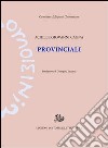 Provinciali libro