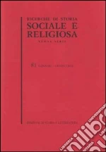 Ricerche di storia sociale e religiosa. Vol. 82 libro