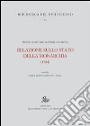 Relazione sullo stato della monarchia (1784) libro